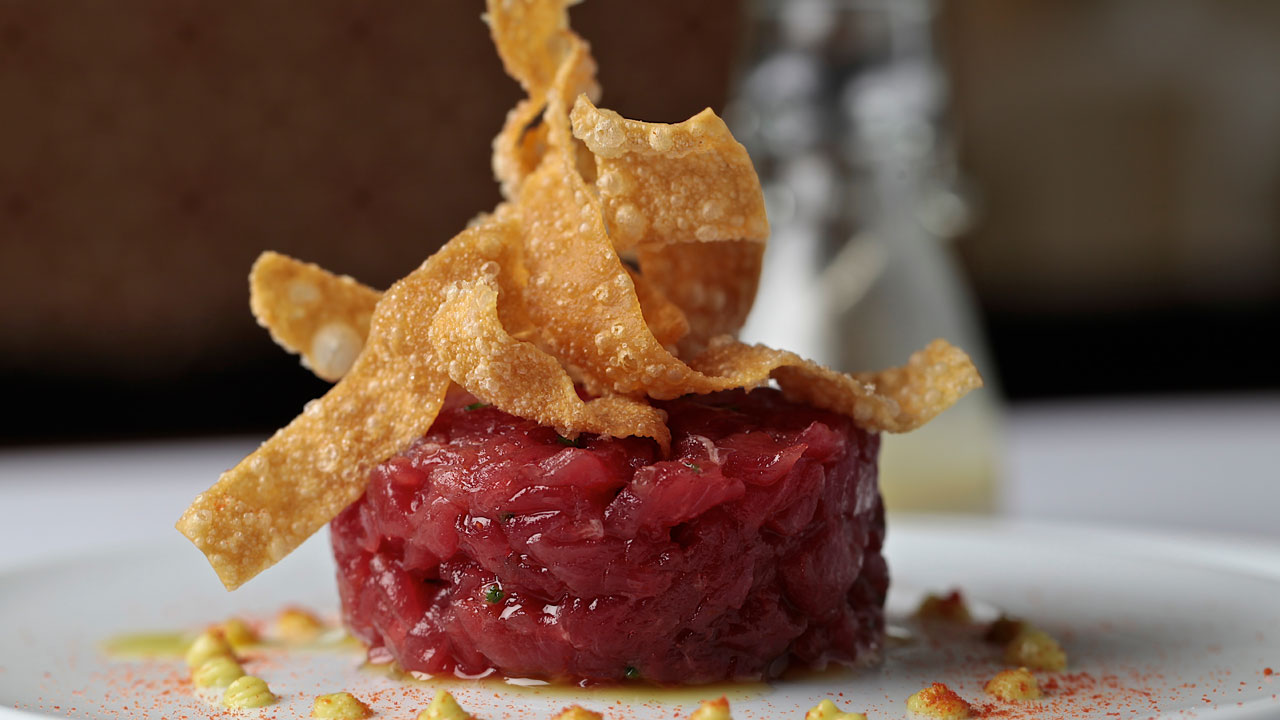 Carta de ejemplo en página web para restaurantes
